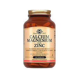 Solgar Calcium Magnesium Plus Zinc 100 Tabl 