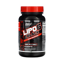 Nutrex Lipo 6 Black Ultra Concentrate 30 Black-Caps