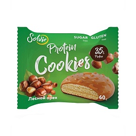 Solvie Protein Cookies 60 g Лесной Орех