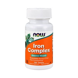NOW Iron Complex 100 tablets