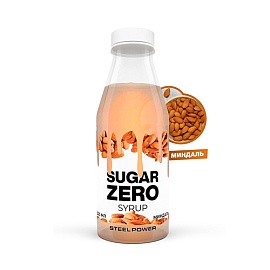 Steel Power Sugar Zero Syrup 320 ml Миндаль