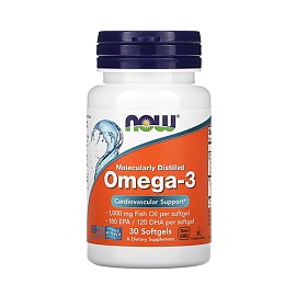 NOW Omega-3 1000 mcg  30 caps 