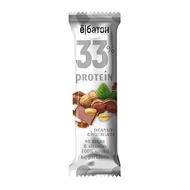Ё|батон Батончик не глазированный 33% 45 g Peanut - Chocolate