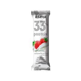Ё|батон Батончик не глазированный 33% 45 g Strawberries Yogurt 