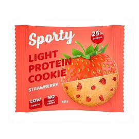 Sporty Light Protein Cookie 40 g Strawberry