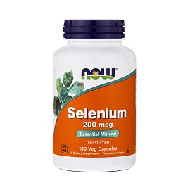 NOW Selenium 200 mcg 180 veg caps 
