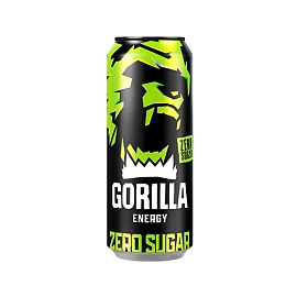Энергетический Напиток Gorilla Energy 450 ml Zero Sugar 