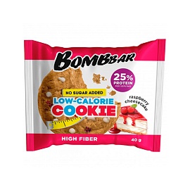 Bombbar low-Calorie Cookie 40 g Малиновый чезкейк 