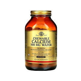 Solgar Chewable Calcium 500 mg 120 Wafers 