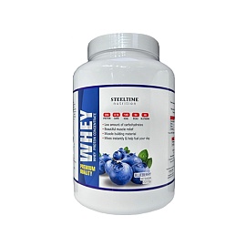 Steeltime Nutrition Whey Premium Quality 2270 g Blueberry