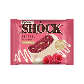 Fitnes Shock Protein Brownie 50 g Raspberry 