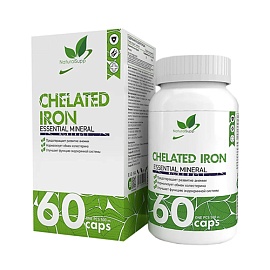 NaturalSupp Chelated Iron 60 caps