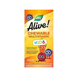 Nature's Way Alive! Kids Chewable Multivitamin 120 chewable tablets Orange & Berry