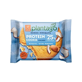 Plantago Protein Cookie 25% 40 g Кокос-миндаль