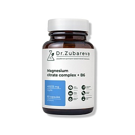 Dr. Zubareva - Magnesium citrat complex + B6 60 Caps