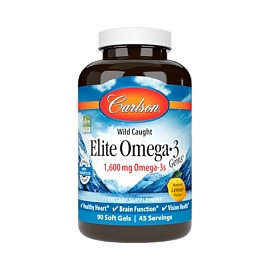 Carlson Elite Omega-3 90 soft Gels 