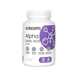 UltraSupps Alpha Lipoic Acid 30 Softgels 