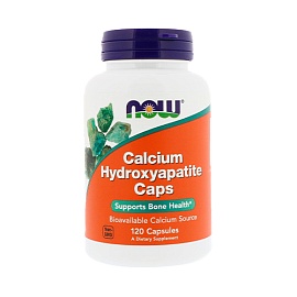 NOW Calcium Hydroxyapatite caps 120 capsules 