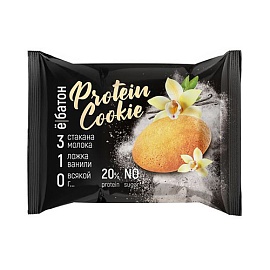 Ё|батон Protein Cookie 20% без глазури 40 г Vanilla 