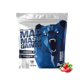 Siberian Mad Mass Gainer 2000 g Клубника 