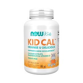 NOW Kids Kid Cal Orange U Delicious 100 Chewables 