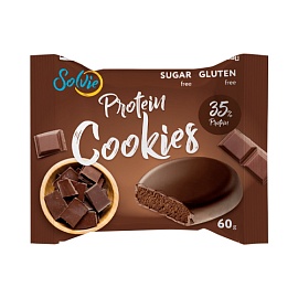 Solvie Protein Cookies 60 g Шоколадное 