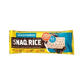 Snaq Fabriq Snaq Rice 10 g Rice Crispy Thins With Milk Chocolate 