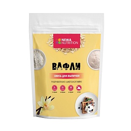 Newa Nutrition Смесь для выпечки  Вафли высокобелковые 200 г Ваниль