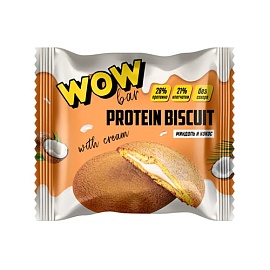 WOW Bar Protein Biscuit 40 g Миндаль кокос