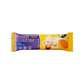 Ё|батон Protein Nut Bar 40 g Печенье и лесной орех
