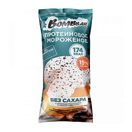 Bombbar Протеиновое мороженое 90 г С шоколадной крошкой со вкусом пломбира