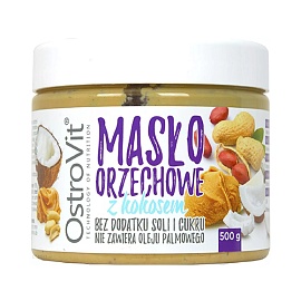 OstroVit Maslo Orzechovwe  z Kokosem 500 g