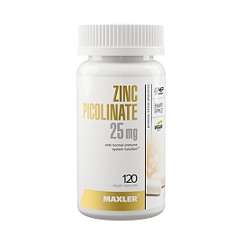 Maxler Zinc Picolinate 25 mg 120 vegan caps 