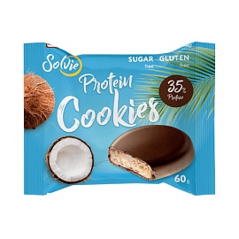 Solvie Protein Cookies 60 g Кококсовое с кокосовой стружкой 