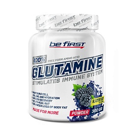 Be First Glutamine 300 g Blackberry