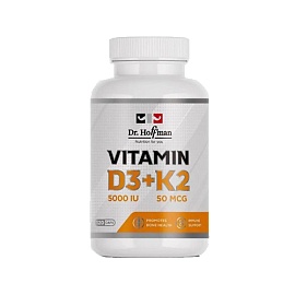Dr.Hoffman Vitamin D3(5000IU)+K2(50MCG) 120 softgels