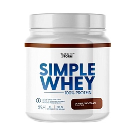 Health Form Simple Whey 100% Protein 450 g Double Chocolate