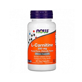 NOW Acety - L-carnitine 250 mg 60 veg capsules