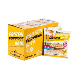 Bombbar Каша овсяная протеионавая 60 g Honey & Almond 