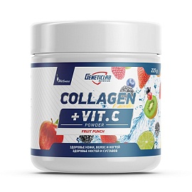 Geneticlab Collagen+Vit.C 225 g Fruit Punch
