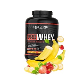 Steeltime Nutrition Whey Premium Quality 900 g Strawberry Banana