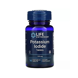 Life Extension Potassium Lodide 130 mg 14 veg tabl 
