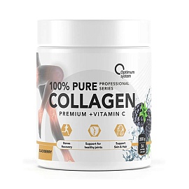 Optimum System 100% Pure Collagen 200 g Blackberry