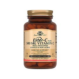 Solgar Ester-C Plus, 500 mg Vitamic C 50 Veg Caps 