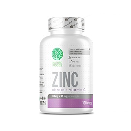 Nature Foods Zinc 80 mg  100 caps 