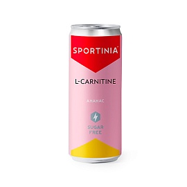 Sportinia L-carnitine 330 ml Sugar Free Ананас
