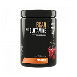 Maxler BCAA+Glutamine 300 g Raspberry 