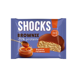 Fitnes Shock  Brownie 50 g Вареная Сгущенка