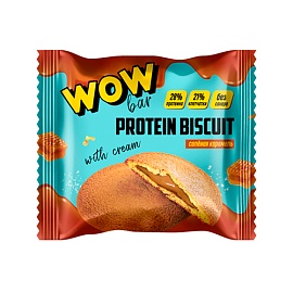 WOW Bar Protein Biscuit 40 g Соленая карамель