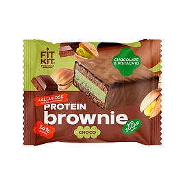 FitKit Choco Protein Brownie 50 g Chocolate & Pistachio